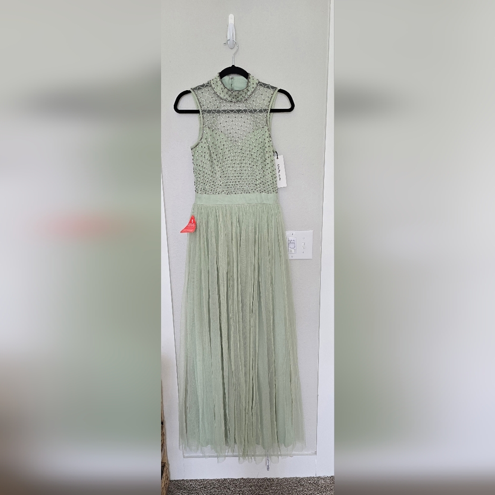 NWT Amelia Rose At Modcloth Unforgetable Evening Maxi Dress Size 6 - Picture 9 of 9
